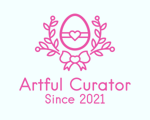 Pink Egg Decor logo design