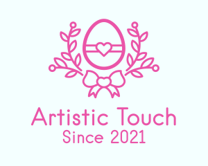 Pink Egg Decor logo design