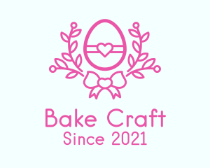 Pink Egg Decor logo design