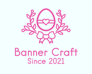 Pink Egg Decor logo design