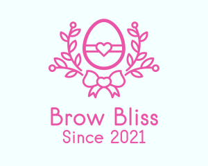 Pink Egg Decor logo design