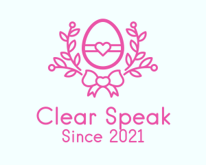 Pink Egg Decor logo design