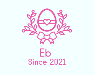 Pink Egg Decor logo design