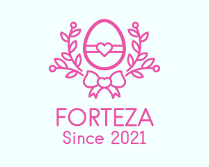 Pink Egg Decor logo design