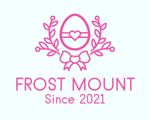 Pink Egg Decor logo design