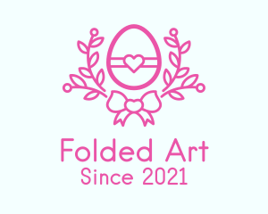 Pink Egg Decor logo design