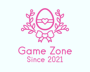 Pink Egg Decor logo design