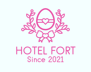 Pink Egg Decor logo design