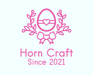 Pink Egg Decor logo design