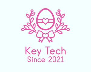 Pink Egg Decor logo design