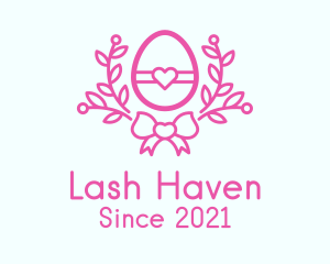 Pink Egg Decor logo design