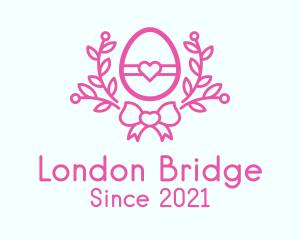 Pink Egg Decor logo design