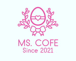 Pink Egg Decor logo design