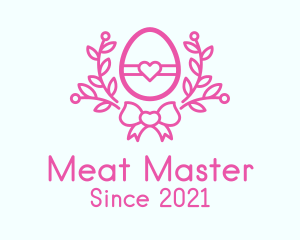 Pink Egg Decor logo design