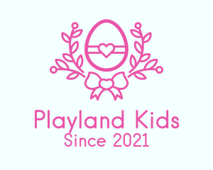 Pink Egg Decor logo design