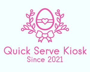 Pink Egg Decor logo design