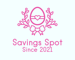 Pink Egg Decor logo design