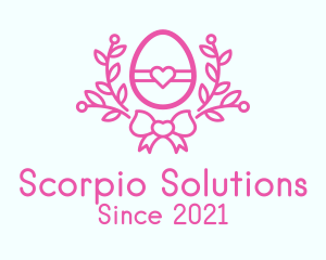 Pink Egg Decor logo design