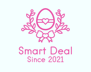 Pink Egg Decor logo design