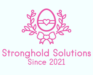 Pink Egg Decor logo design