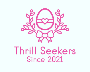 Pink Egg Decor logo design