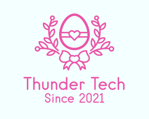 Pink Egg Decor logo design