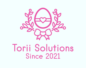 Pink Egg Decor logo design