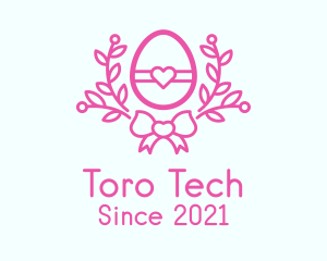 Pink Egg Decor logo design