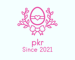 Pink Egg Decor logo design