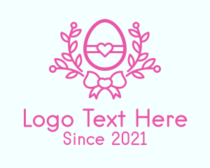 Minimalist - Pink Egg Decor logo design