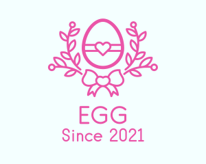 Pink Egg Decor logo design