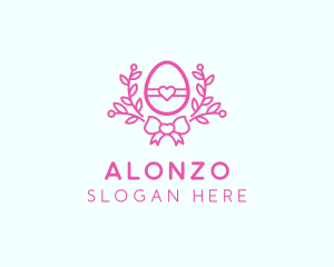 Pink Egg Decor logo design