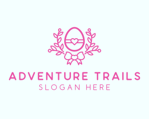 Pink Egg Decor logo design