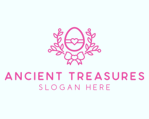 Pink Egg Decor logo design