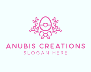 Pink Egg Decor logo design