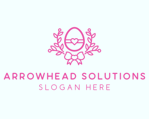 Pink Egg Decor logo design