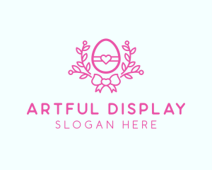 Pink Egg Decor logo design