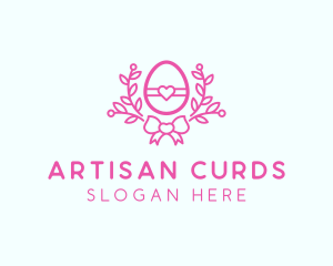 Pink Egg Decor logo design