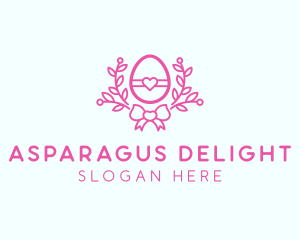 Pink Egg Decor logo design