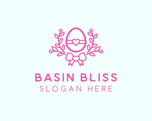 Pink Egg Decor logo design