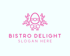 Pink Egg Decor logo design