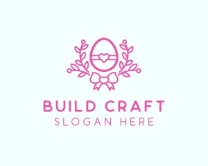 Pink Egg Decor logo design