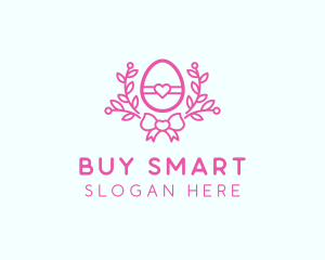 Pink Egg Decor logo design