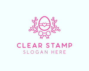 Pink Egg Decor logo design