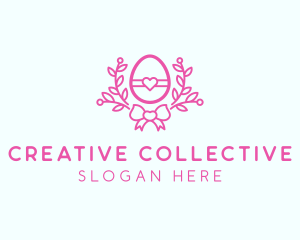 Pink Egg Decor logo design