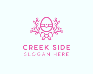 Pink Egg Decor logo design