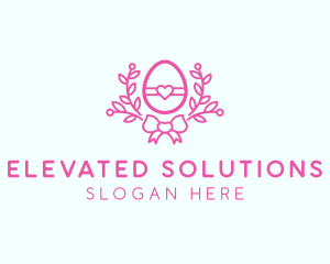 Pink Egg Decor logo design