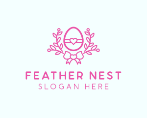 Pink Egg Decor logo design