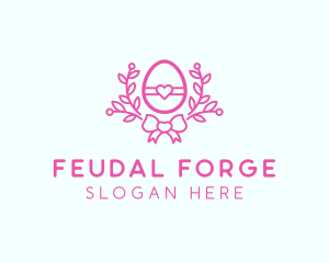 Pink Egg Decor logo design