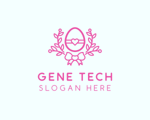 Pink Egg Decor logo design